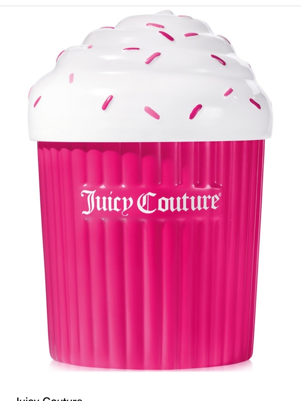 Juicy Couture Pink & White Trinket Jar | Vintage-Inspired Glam Decor